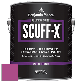 Benjamin Moore 484 Ultra Spec SCUFF-X Interior Matte Finish краска цвет 2077-30 Hot Lips