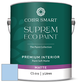 COLOR SMART CS 619 SUPREM ECO PAINT матовая краска цвет NCS S 0530-R80B 