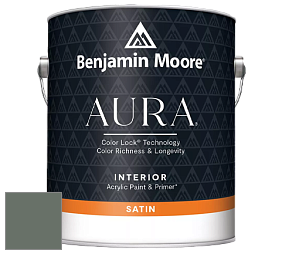 Benjamin Moore Aura 526 Waterborne Interior Satin Finish покрытие цвет HC-124 BM HC-124
