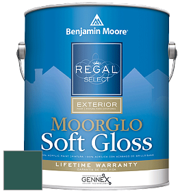 Benjamin Moore W096 Regal Select Exterior Paint-Moor GloSoft Gloss Finish краска цвет 2048-10 Sherwood Forest