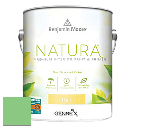Benjamin Moore 514 Natura Interior Semi-Gloss Finish краска цвет 2033-40 Lime Tart