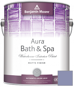 Краска Benjamin Moore Aura Bath & Spa Interior Paint Matte Finish (532) цвет 2069-40 Violet Stone