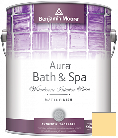 Краска Benjamin Moore Aura Bath & Spa Interior Paint Matte Finish (532) цвет 2020-50 Mellow Yellow
