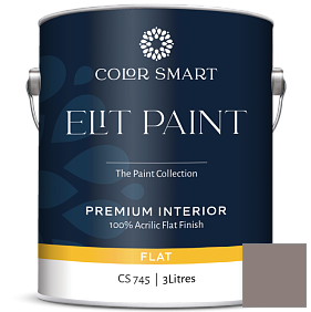 Краска COLOR SMART CS 745 ELIT PAINT глубокоматовая моющаяся краска цвет 2109-40 Smoked Oyster