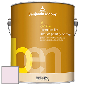 Benjamin Moore Ben W625 Premium Interior Latex Flat краска цвет 2078-70 Pink Peony