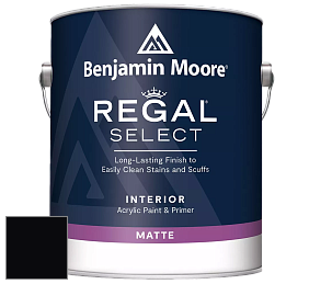 Benjamin Moore 548 IRegal Select Interior Paint - Matte краска цвет RAL 9005 