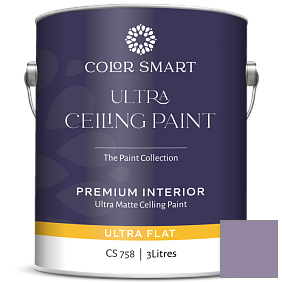 Краска COLOR SMART CS 758 ULTRA CEILING PAINT ультраматовая краска цвет 1384 Carolina Plum