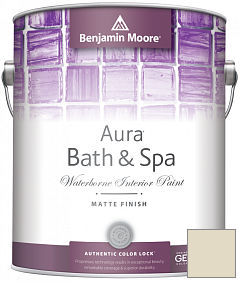 Краска Benjamin Moore Aura Bath & Spa Interior Paint Matte Finish (532) цвет 945 Pebble Rock