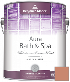 Краска Benjamin Moore Aura Bath & Spa Interior Paint Matte Finish (532) цвет 2175-40 Adobe Dust