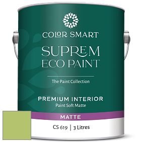 COLOR SMART CS 619 SUPREM ECO PAINT матовая краска цвет 2029-40 Stem Green