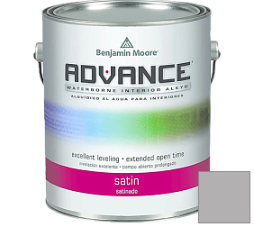 Краска Benjamin Moore 792. Advance Interior Paint-Satin эмаль цвет 1460 Silver Dollar