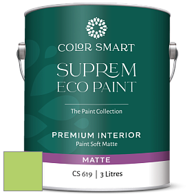 COLOR SMART CS 619 SUPREM ECO PAINT матовая краска цвет 2031-40 Spring Meadow Green