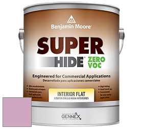Benjamin Moore 355 Super Hide Zero Voc Interior Flat краска цвет 2083-50 Pink Pansy