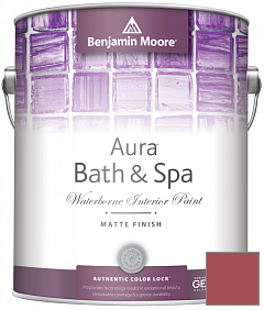 Краска Benjamin Moore Aura Bath & Spa Interior Paint Matte Finish (532) цвет 2006-30 Rosy Apple