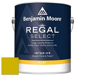 Benjamin Moore 547 Regal Select Waterborne Interior Flat Finish краска цвет 2024-20 Eve Green