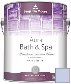 Краска Benjamin Moore Aura Bath & Spa Interior Paint Matte Finish (532) цвет 2068-60 Purple Lace