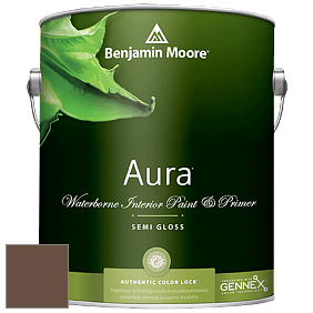 Benjamin Moore Aura 528 Waterborne Interior Semi-gloss Finish краска цвет 2106-10 Java