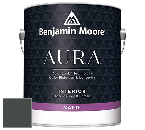 Benjamin Moore Aura 522 Interior Paint - Matte краска цвет NCS S 8005-G 