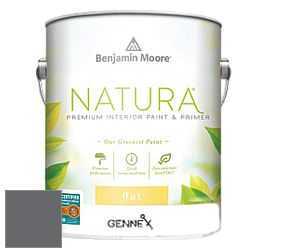 Benjamin Moore 514 Natura Interior Semi-Gloss Finish краска цвет 1616 Stormy Sky