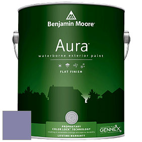 Benjamin Moore Aura 629 Waterborne Exterior Flat Finish краска цвет 2070-40 Spring Purple
