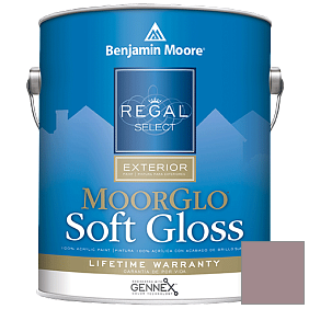 Краска Regal Select Exterior Paint-Moor GloSoft Gloss Finish (W096) цвет 1251 Mulberry Wine