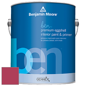 Benjamin Moore Ben W626 Premium Interior Latex Eggshell краска цвет 2086-20 Rose Parade
