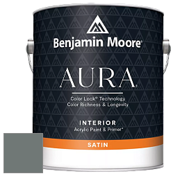 Benjamin Moore Aura 526 Waterborne Interior Satin Finish покрытие цвет NCS S 6005-B80G 