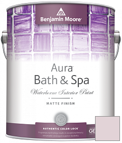 Краска Benjamin Moore Aura Bath & Spa Interior Paint Matte Finish (532) цвет 1374 Orleans Violet
