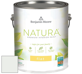 Benjamin Moore 512 Natura Interior Flat Finish матовая краска цвет OC-150 Brilliant White