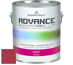 Benjamin Moore 792 Advance Interior Paint-Satin эмаль цвет 2086-10 Exotic Red