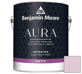 Краска Benjamin Moore Aura Interior Paint - Matte (522) цвет 2082-60 Pink Innocence
