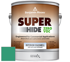 Benjamin Moore 357 Super Hide Zero Voc Interior Eggshell краска цвет 2043-30 Kelp Forest Green