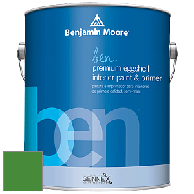 Benjamin Moore Ben W626 Premium Interior Latex Eggshell краска цвет 2033-10 Yellow Green