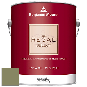 Benjamin Moore 550 Regal Select Waterborne Interior Pearl Finish краска цвет 2144-20 Eucalyptus Leaf