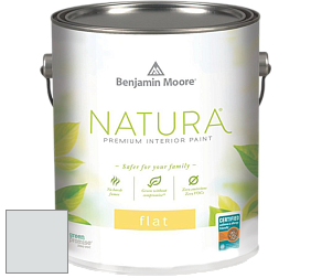 Benjamin Moore 512 Natura Interior Flat Finish матовая краска цвет 2120-70 Stone White