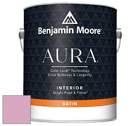 Benjamin Moore Aura 526 Waterborne Interior Satin Finish покрытие цвет 2085-50 Strawberry