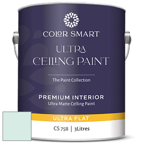 COLOR SMART CS 758 ULTRA CEILING PAINT ультраматовая краска цвет NCS S 0510-B70G 