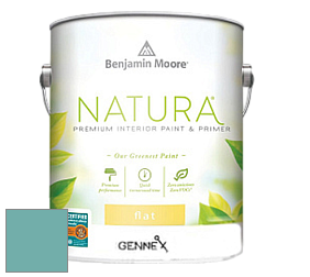 Benjamin Moore 514 Natura Interior Semi-Gloss Finish краска цвет 2049-40 Peacock Blue