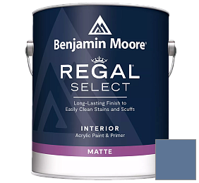 Краска Regal Select Interior Paint - Matte (548) цвет 825 Blue Nova