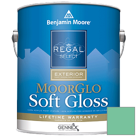 Краска Regal Select Exterior Paint-Moor GloSoft Gloss Finish (W096) цвет 2038-40 Monmouth Green