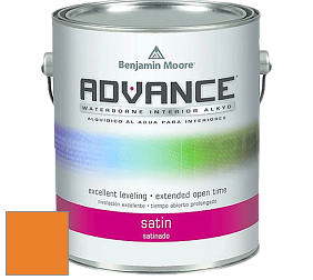 Benjamin Moore 792 Advance Interior Paint-Satin эмаль цвет 2017-10 Orange Juice