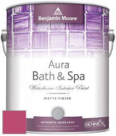 Benjamin Moore Aura 532 Bath & Spa Waterborne Interior Paint Matte Finish краска цвет 2086-30 Rosy Blush