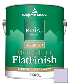 Краска Regal Select Exterior Paint-MoorLife Flat Finish (W105) цвет 2071-60 Lily Lavender