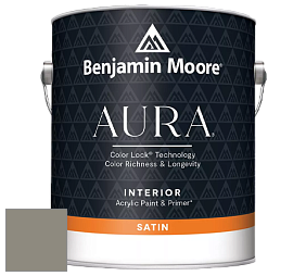 Benjamin Moore Aura 526 Waterborne Interior Satin Finish покрытие цвет 2137-40 Desert Twilight