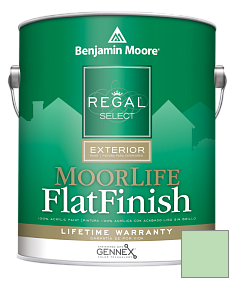 Краска Regal Select Exterior Paint-MoorLife Flat Finish (W105) цвет 570 Grassy Meadows