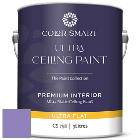 COLOR SMART CS 758 ULTRA CEILING PAINT ультраматовая краска цвет 2071-40 Crocus Petal Purple