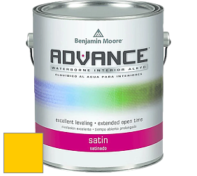 Benjamin Moore 792 Advance Interior Paint-Satin эмаль цвет 2022-20 Sun Kissed Yellow