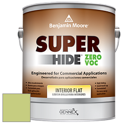 Benjamin Moore 355 Super Hide Zero Voc Interior Flat краска цвет NCS S 1040-G50Y 
