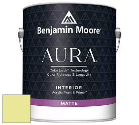 Benjamin Moore Aura 522 Interior Paint - Matte краска цвет 2026-50 Fresh Cut Grass