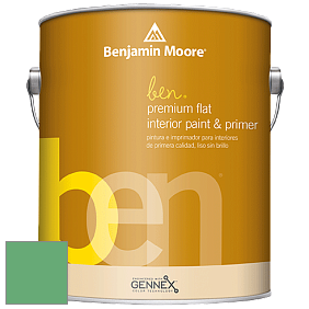 Benjamin Moore Ben W625 Premium Interior Latex Flat краска цвет NCS S 2050-G10Y 